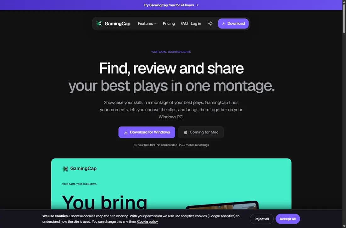 GamingCap website