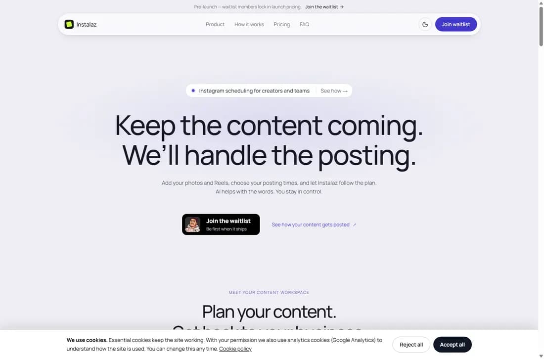 Instalaz website