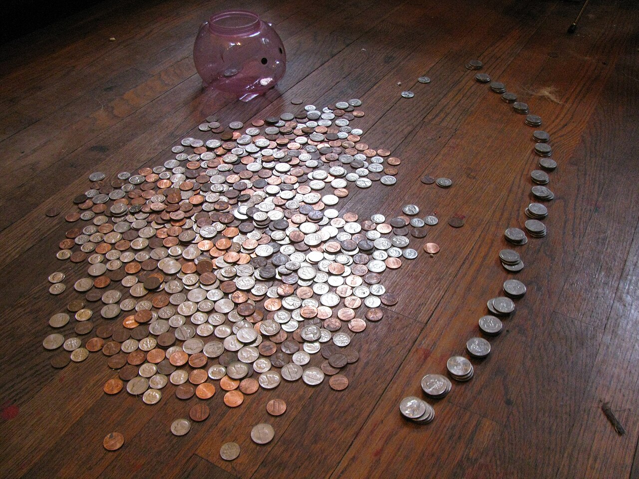 Emptied Piggy Bank