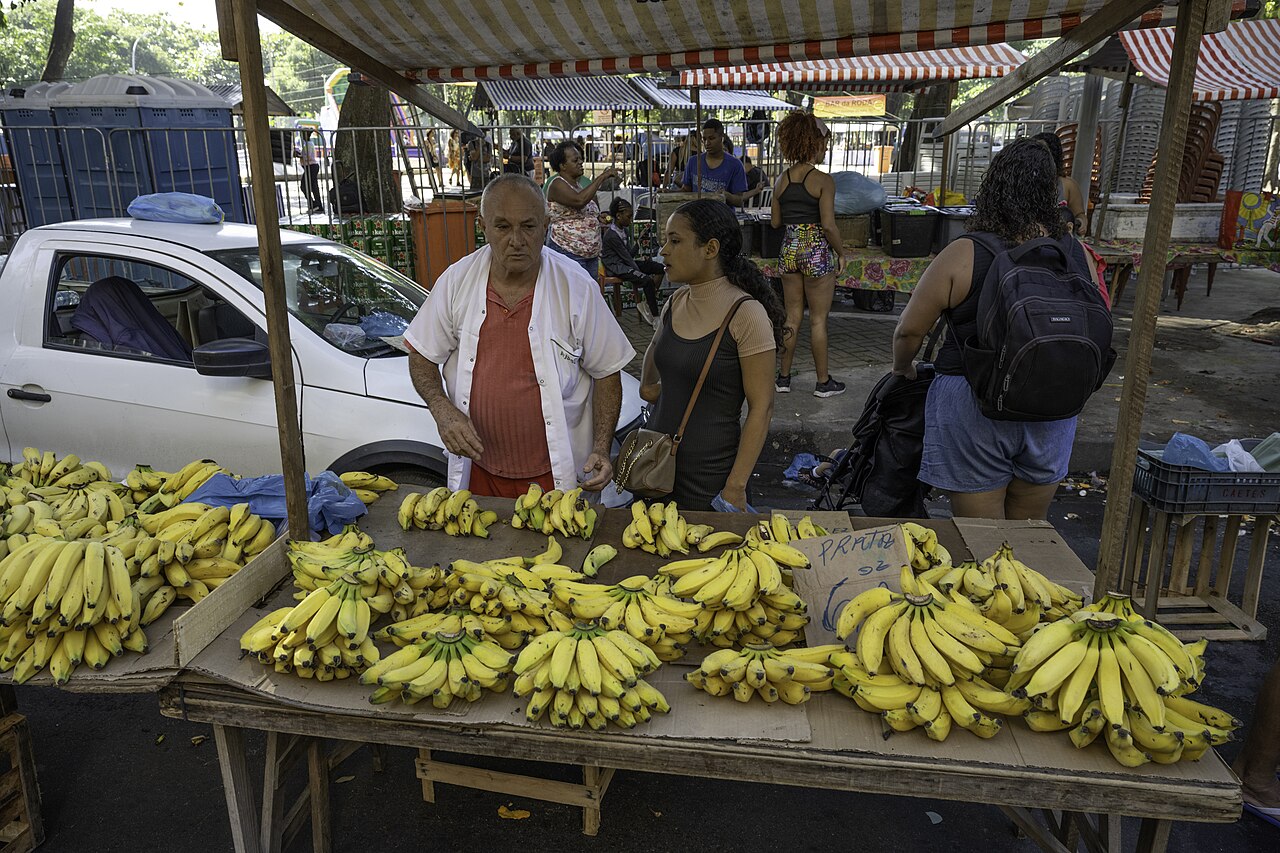 Market stall in Rio de Janeiro, Brazil