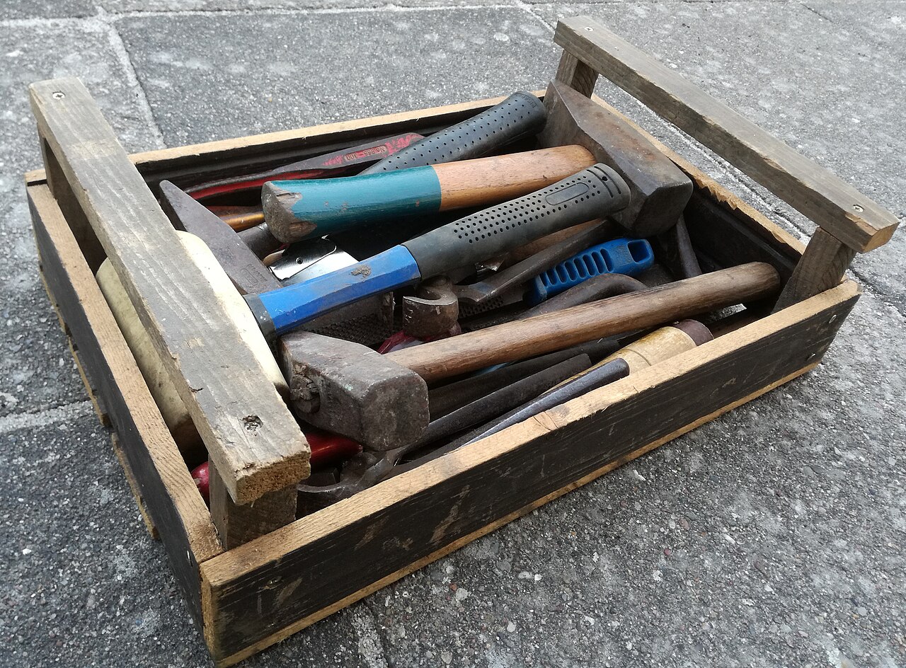 Toolbox vintage werkzeugkiste alt 01